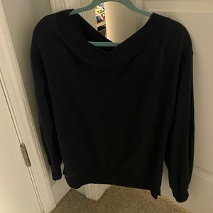Abercrombie off the shoulder sweatshirt